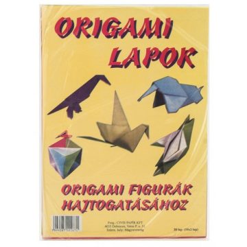 30- Origami papír A/4 - 20 lapos