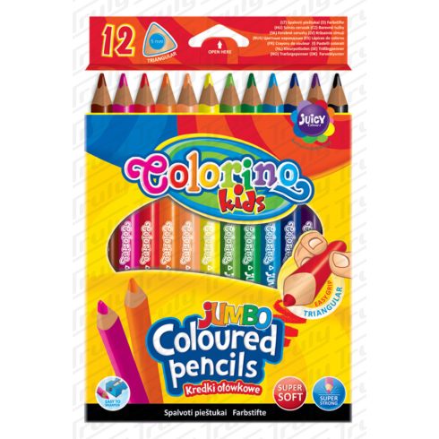 27- Colorino színes ceruza 12 darabos Jumbo 51859