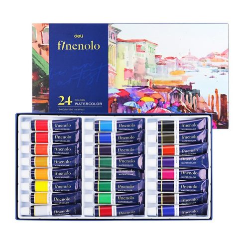 14- Akvarellfesték Deli Finenolo 24 x 12 ml - DEC-19-24