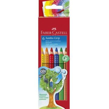   18 - Színes ceruza Faber-Castell 6 darabos Grip Jumbo - 110906