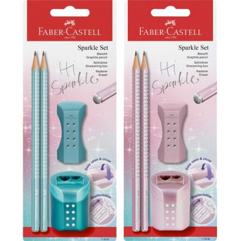 17- Ceruza szett Faber-Castell 4 darabos Sparkle 