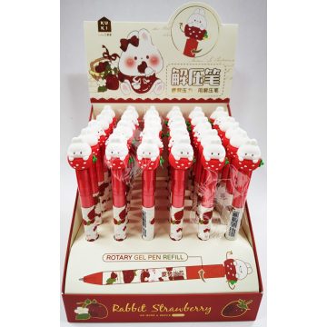 06- Zselés toll tekerős Rabbit Strawberry - KK-8092