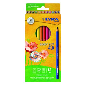 26- Színes ceruza Lyra 12 darabos Color Soft 4.0 - 2421120