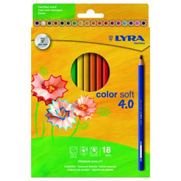 26- Lyra Color Soft 4.0 18-as színes ceruza