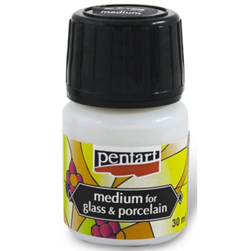 30- Pentart üveg- és porcelánfesték MÉDIUM 30 ml