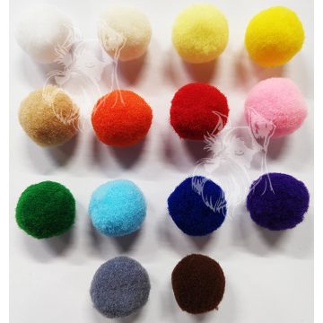 R- Zsenília pompom 2 cm, 100 darabos - 14 színben