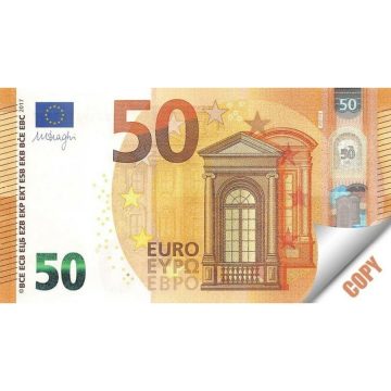 13- Tépőtömb pénz 50 Euro